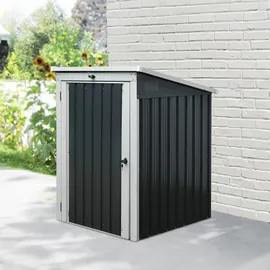 Home Deluxe Mülltonnenbox BASURA 104 x 101 x 134 cm dunkelgrau