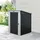 Home Deluxe Mülltonnenbox BASURA 104 x 101 x 134 cm dunkelgrau