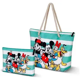 Karactermania Mickey Together Strandtasche Einheitsgröße Blau