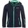 Oslofjord Jacke Navy/Aqua 140