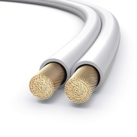 PureLink Lautsprecherkabel OFC Audio-Kabel 50 m, weiß