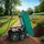 Tectake Bollerwagen Gartenwagen mit Kippfunktion grün