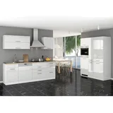 Held Küchenzeile Mailand XV weiß hochglanz