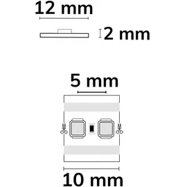 ISOLED LED Strip FC930 10W 3000K 500 cm