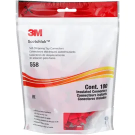 3M 558S Schwachstromverbinder flexibel: 0.5- starr: 0.5-1.5mm2 Polzahl: 2 Rot