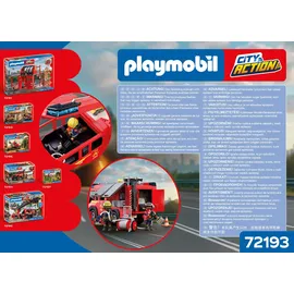 Playmobil City Action Feuerwehr-Rüstfahrzeug 72193