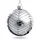SIKORA Highlights 4er Set Christbaumkugeln aus Glas Silber, Farbe/Modell:Modell New York Silber, Größe:8 cm