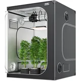 VEVOR Grow-Zelt, 60 x 60 x 80 Zoll, Indoor-Growzelt, hydroponische Fenstertür-Ablage