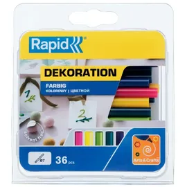 Rapid Heißklebestick farbig 36 Stück 115 g