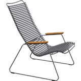 HOUE CLICK Relaxsessel Lounge chair Bambusarmlehnen Stahlgestell