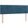 vidaXL Boxspringbett mit Matratze Dunkelblau 140x200 cm Samt