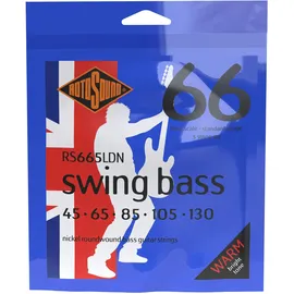 ROTOSOUND Nickelsaiten für E-Bass, Runddraht, Standardstärke 45 65 80 105 130