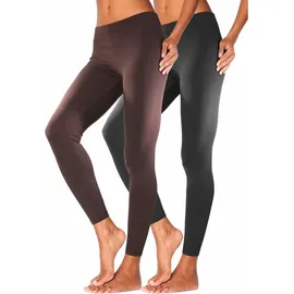 VIVANCE ACTIVE Leggings Damen braun, schwarz Gr.48/50