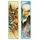 Vervaco Lesezeichen Kreuzstich Stickpackungen Gezählter Kreuzstich Set Eule und Adler 2er DIY Set Erwachsene Sticken Lesen Zubehör Geschenk Zählmusterpackung ca. 6 x 20 cm Stickset für Anfänger
