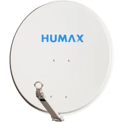 HUMAX 75 cm Satellitenschüssel, hellgrau, 37,6 dBi Empfang