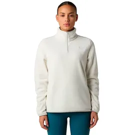 The North Face Glacier Fleece Mit Halbem Reißverschluss - White Dune - S
