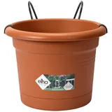 elho Green Basics Potholder Allin1 Metal Blumentopf mild Terra, 27 cm