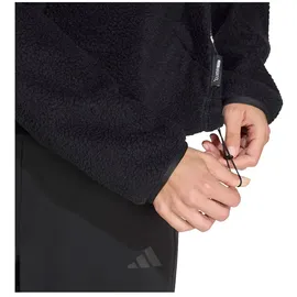 adidas City Tech High Pile Fleece Sweatshirt Schwarz S