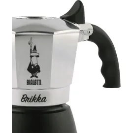 Bialetti Brikka 0,17 l 4 Tassen Schwarz