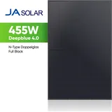 JA Solar 455W JAM54D41LB Bifazial Full Black N-Type Glas-Glas