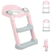 KIKKABOO Lea Toilettensitz Mit Leiter - Pink - One