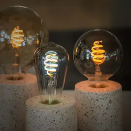 Hombli Filament Bulb CCT E27 ST64-Amber 2er-Set