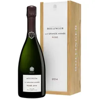Bollinger La Grande Anneé Rosé 2014 Jahrgangs-Champagner in Holzkiste 750 ml