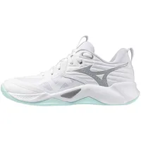 Mizuno Wave Momentum Pro Volleyballschuhe, Damen 45 - white/blue tint 42.5