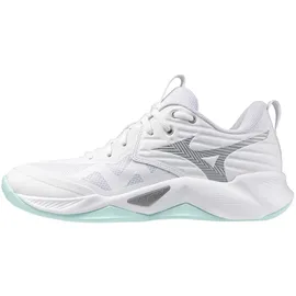 Mizuno Wave Momentum Pro Volleyballschuhe, Damen 45 - white/blue tint 42.5