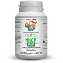 sinoplasan gmbh Natto Nkcp Pur 125 mg Kapseln 180 St.