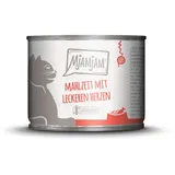 MjAMjAM Leckere Mahlzeit 200g Dose Katzennassfutter 6 x 200 Gramm Mahlzeit mit leckeren Herzen