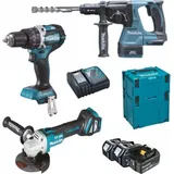 Makita DLX3119TJ 18 v 5 Ah