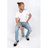 Alessandro Salvarini Straight-Jeans ASAngelo blau 36