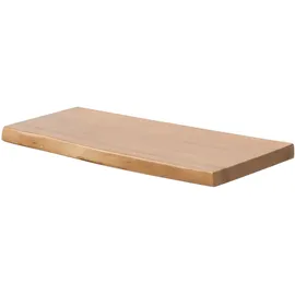 Sam Steckboard mit Baumkante Wandregal 60 x 20 cm Eichefarben