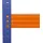 shelfplaza Schwerlastregal Metall 230x100x45 cm blau/orange 5 Böden 200 kg Traglast pro Boden