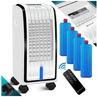 KESSER Turmventilator, 4in1 Mobile Klimaanlage Fernbedienung Klimagerät Ventilator schwarz|weiß