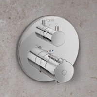 Fortis round NEW Thermostat für 2 Verbraucher, für Toya Grundkörper, 78691THPC,
