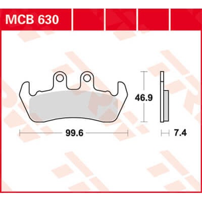 TRW Lucas Remvoering MCB630