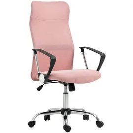 Homcom Bürostuhl Ergonomischer Drehstuhl Rosa