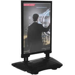 update displays Kundenstopper »WindPro Lite« B1 black schwarz, 90x130x63 cm