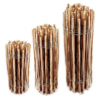 Aquagart 15m Staketenzaun 120cm hoch Lattenabstand 4-6cm Gartenzaun Kastanienzaun aus Has...