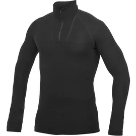 Woolpower Zip Turtleneck 200 schwarz 3XL