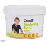 Creall Modelliersand 2,5 kg Eimer natur/weiß Spielsand 2500g kinetischer Sand