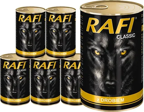 Rafi Classic mit Geflügel in Sauce 6x1240g (Rabatt für Stammkunden 3%)