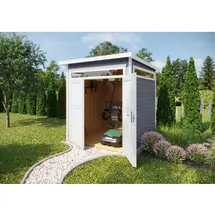 Weka Gartenhaus 265 2,20 x 2,50 m Grau