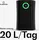Klarstein DryFy Pro Connect 20 Luftentfeuchter WiFi Kompression 20l/d 20-30m2 Weiß