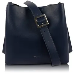 Inyati Beuteltasche Casoli navy grain silver