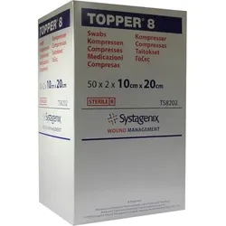 Topper 8 Kompresse steril 10x20 cm