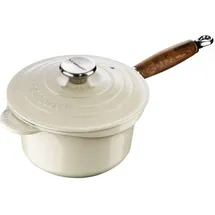 Le Creuset Tradition Profitopf 18 cm meringue mit Holzgriff