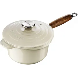 Le Creuset Tradition Profitopf 18 cm meringue mit Holzgriff